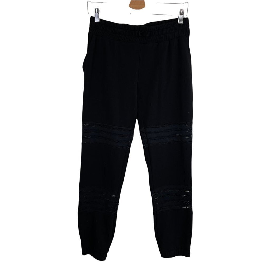 Beyond Yoga Off The Grid Jogger Sweatpants w/ Mesh Stripes Size S